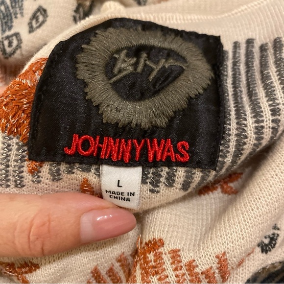 Johnny Was Floral Patterned Open Front Cardigan size L - Picture 7 of 8